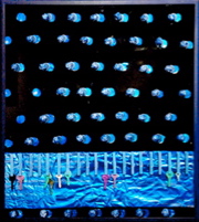 Brian_Belott_Blue_Tin_Foil_Balls_Keyboard